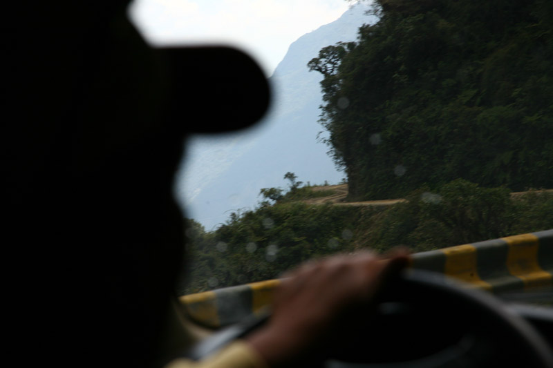 the death road, la paz, coroico, bolivia