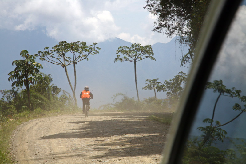 the death road, la paz, coroico, bolivia