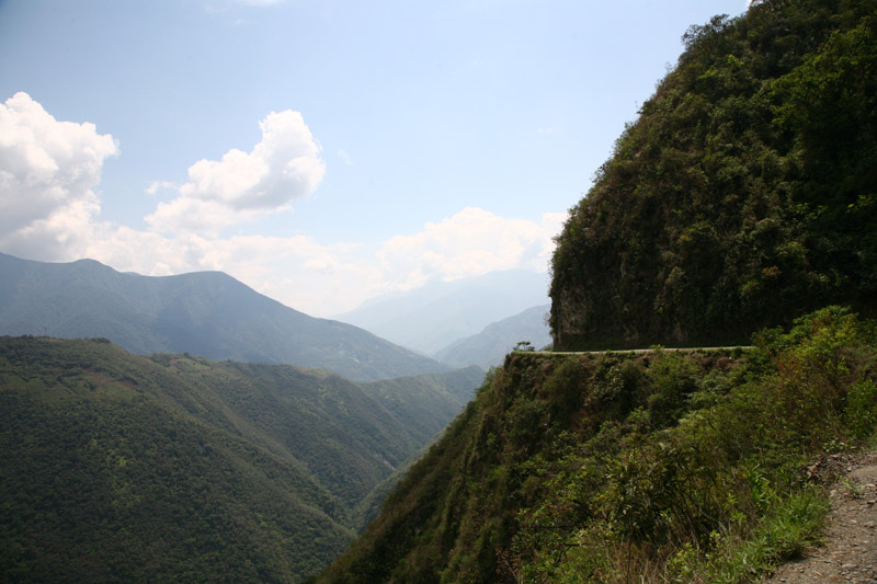 the death road, la paz, coroico, bolivia