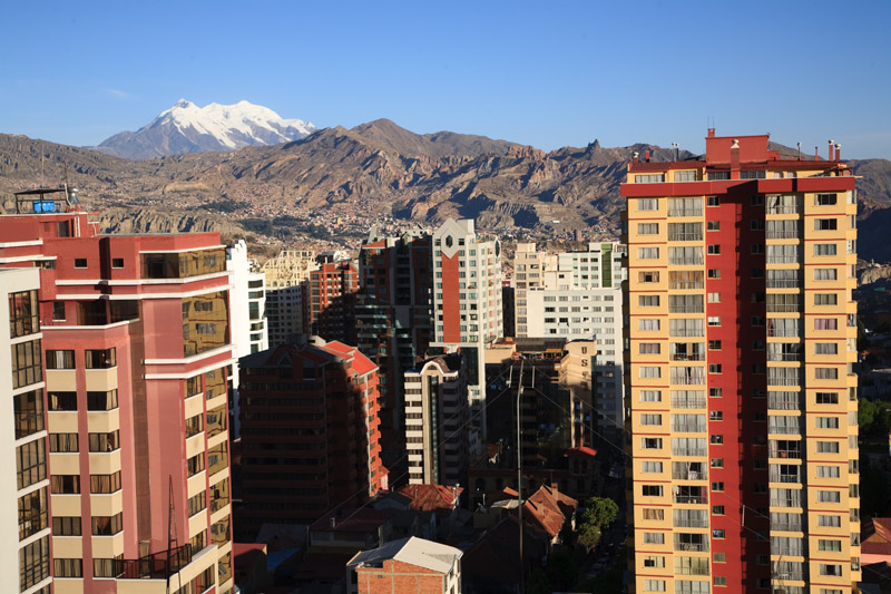 La Paz, Sopocachi, view