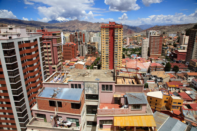 La Paz, Sopocachi, view